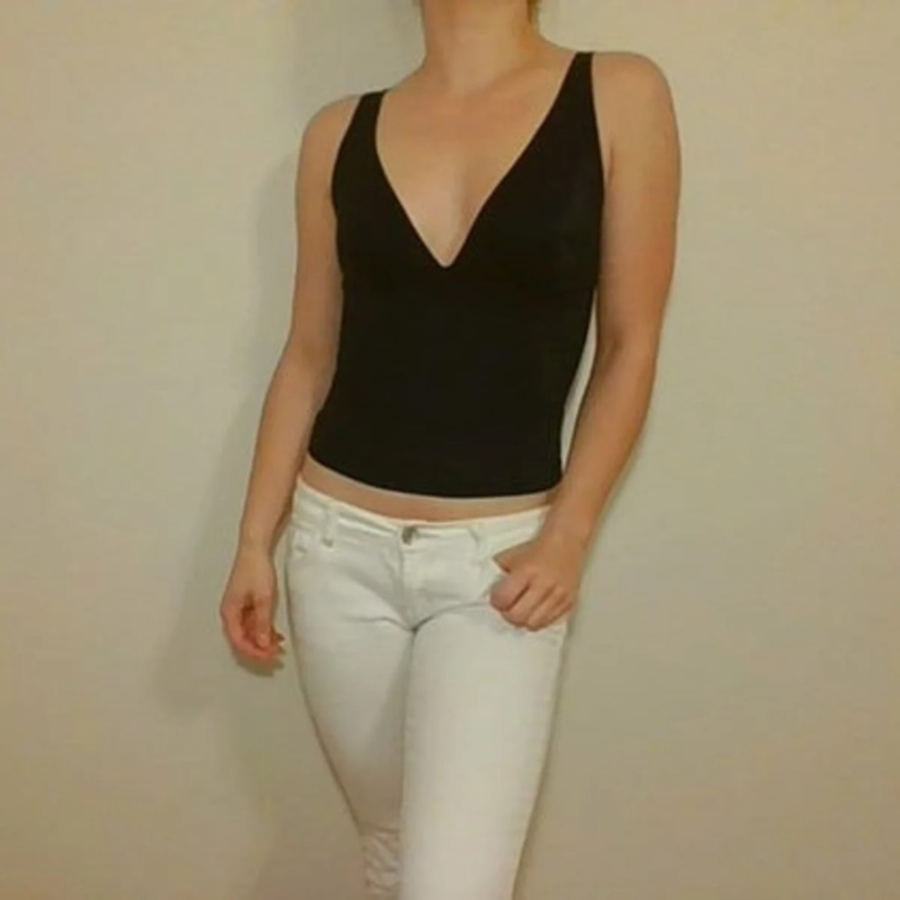 Deep V Tank Top